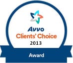 Avvo | Clients' Choice | 2013 | Award